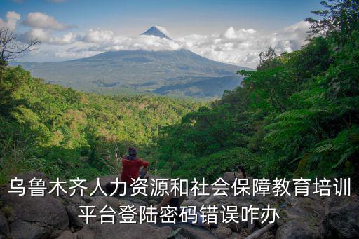 烏魯木齊人力資源和社會(huì)保障教育培訓(xùn)平臺(tái)登陸密碼錯(cuò)誤咋辦
