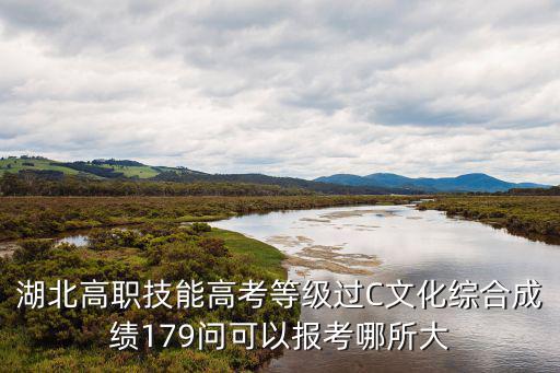 湖北高職技能高考等級過C文化綜合成績179問可以報考哪所大