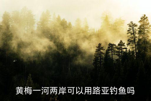 黃梅一河兩岸可以用路亞釣魚嗎