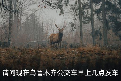 請問現在烏魯木齊公交車早上幾點發車