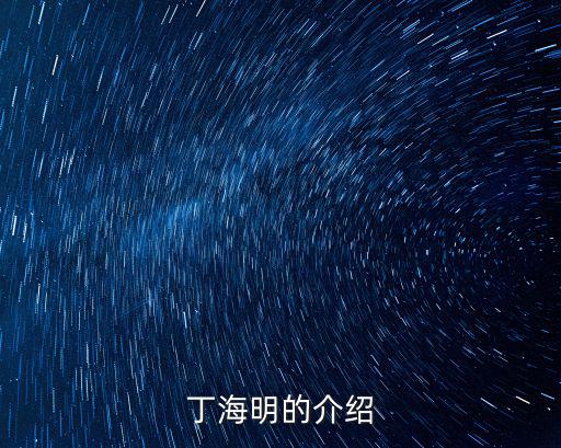 丁海明的介紹