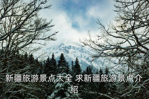 新疆旅游景點大全 求新疆旅游景點介紹