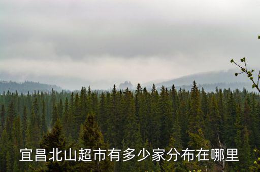 宜昌北山超市有多少家分布在哪里