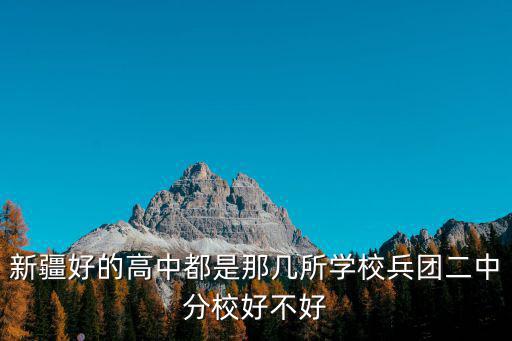新疆兵團二中，新疆好的高中都是那幾所學(xué)校兵團二中分校好不好