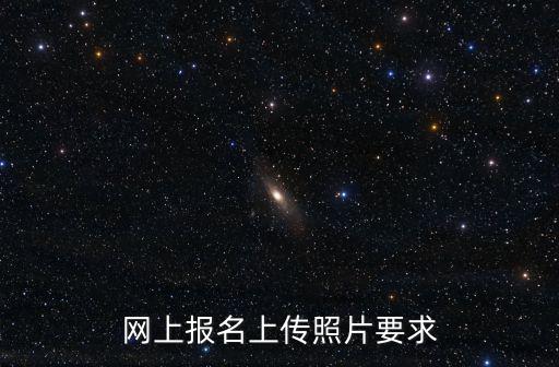 網上報名上傳照片要求