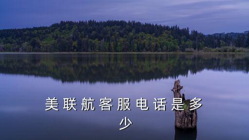 美 聯(lián) 航 客 服 電 話 是 多 少