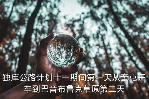獨(dú)庫(kù)公路計(jì)劃十一期間第一天從奎屯開(kāi)車(chē)到巴音布魯克草原第二天