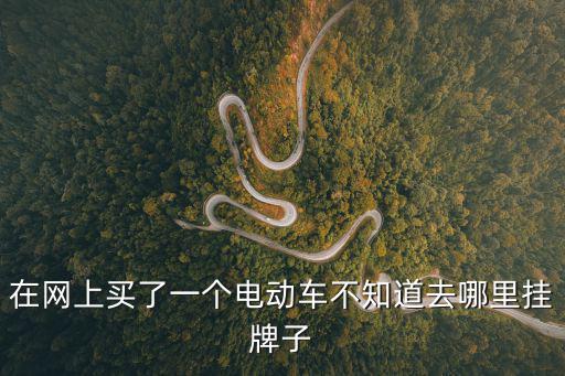 在網上買了一個電動車不知道去哪里掛牌子