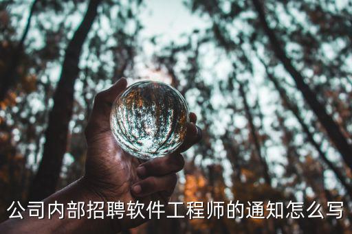 公司內部招聘軟件工程師的通知怎么寫