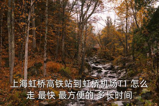 上海虹橋高鐵站到虹橋機(jī)場(chǎng)T1 怎么走 最快 最方便的 多長(zhǎng)時(shí)間