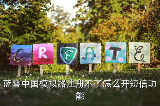 藍疊中國模擬器注冊不了怎么開短信功能
