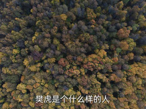 樊虎是個什么樣的人
