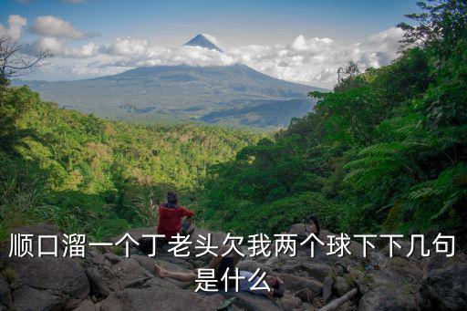 順口溜一個(gè)丁老頭欠我兩個(gè)球下下幾句是什么