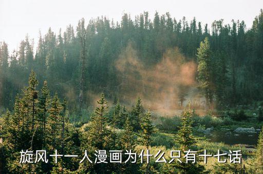 旋風(fēng)十一人漫畫為什么只有十七話