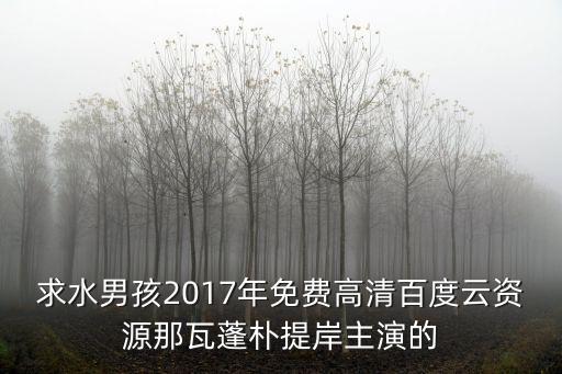 水男孩，誰有水男孩泰劇的資源免費的
