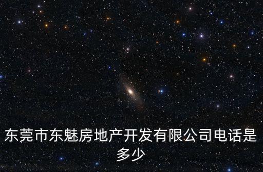東莞市東魅房地產(chǎn)開(kāi)發(fā)有限公司電話(huà)是多少