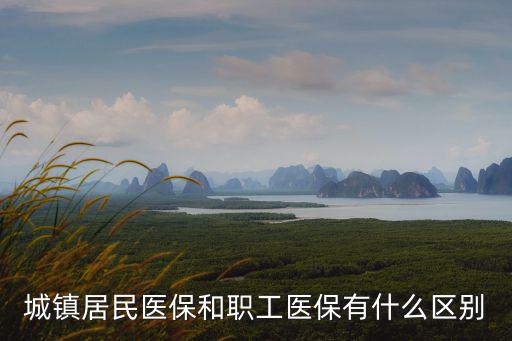 城鎮職工醫保，城鎮居民醫保和職工醫保有什么區別