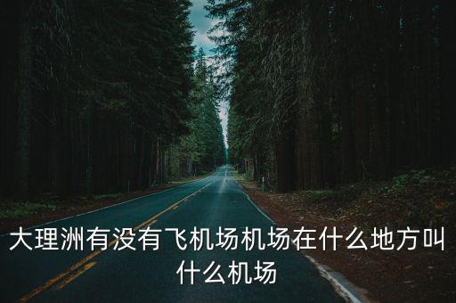 大理洲有沒有飛機場機場在什么地方叫什么機場