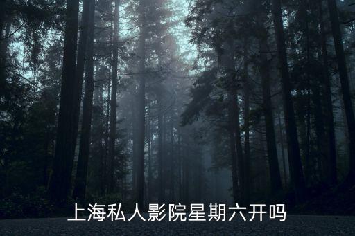 上海私人影院星期六開嗎