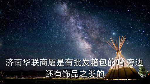 濟南華聯商廈，濟南除了經二路那里有個華聯商廈還有其他的華聯商廈嗎