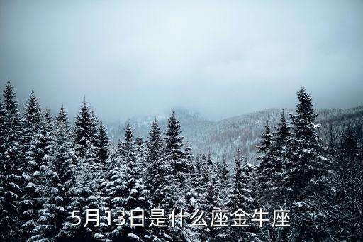 5月13日是什么座金牛座