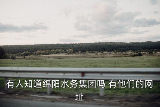 有人知道綿陽水務(wù)集團嗎 有他們的網(wǎng)址
