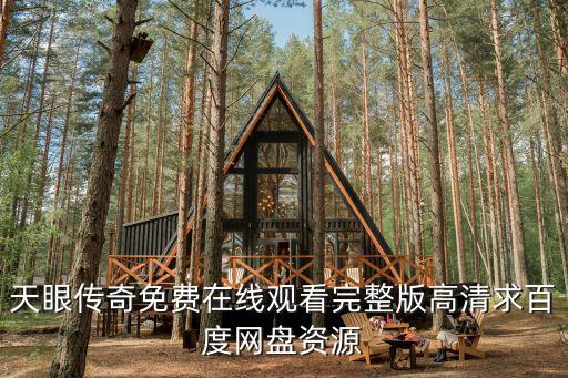 天眼傳奇免費在線觀看完整版高清求百度網盤資源
