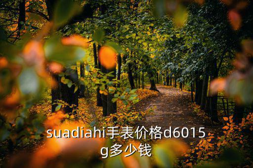 suadiahi手表價格d6015g多少錢