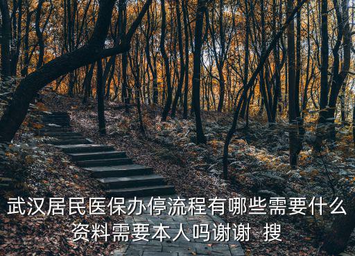 武漢居民醫(yī)保辦停流程有哪些需要什么資料需要本人嗎謝謝  搜