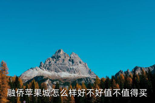 融僑蘋果城怎么樣好不好值不值得買