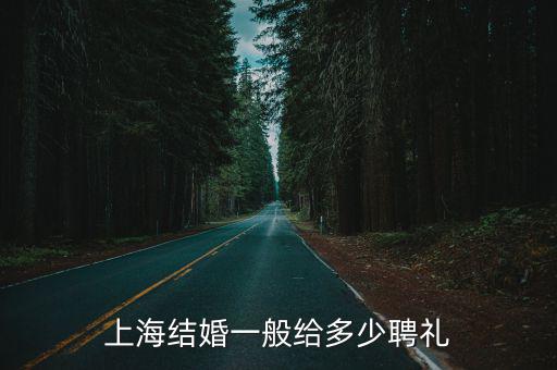 上海結(jié)婚一般給多少聘禮