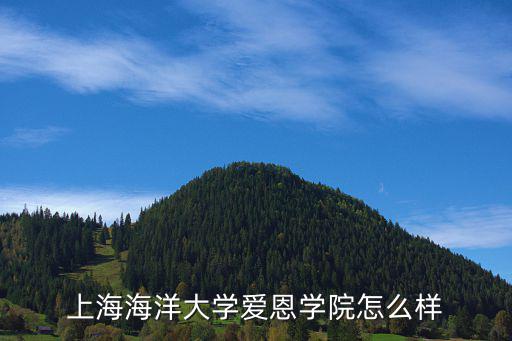 愛恩，上海海洋大學(xué)愛恩學(xué)院怎么樣