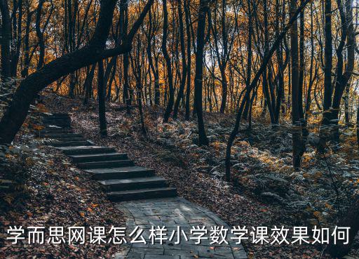 學而思網課怎么樣小學數學課效果如何