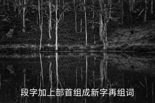 段字加上部首組成新字再組詞