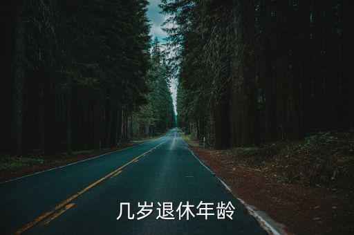 幾歲退休年齡