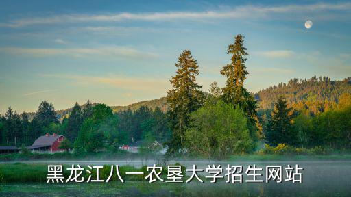 黑龍江八一農(nóng)墾大學(xué)招生網(wǎng)站