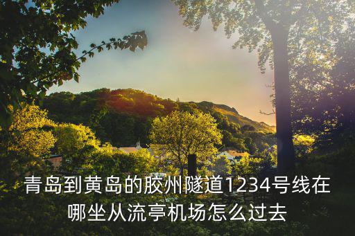 青島到黃島的膠州隧道1234號線在哪坐從流亭機場怎么過去