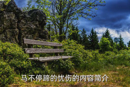 馬不停蹄的憂傷，幫忙對一下句子成長的我們一面是馬不停蹄的憂傷另一個句子