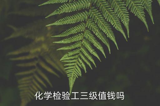 化學檢驗工三級值錢嗎