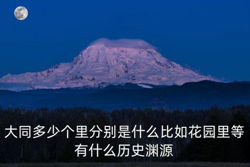 大同里，海口市大同里在哪個位置