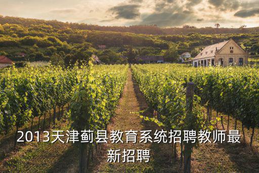 薊縣教育網，2013年天津薊縣教育系統招聘教師招聘最新信息