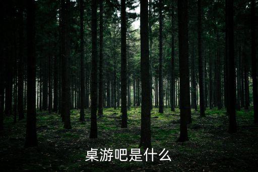 桌游吧是什么