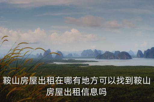 鞍山房屋出租在哪有地方可以找到鞍山房屋出租信息嗎