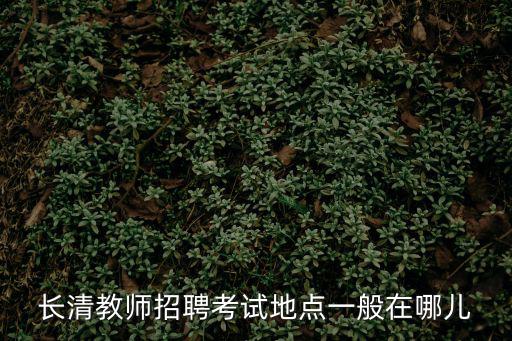 長清教師招聘考試地點一般在哪兒