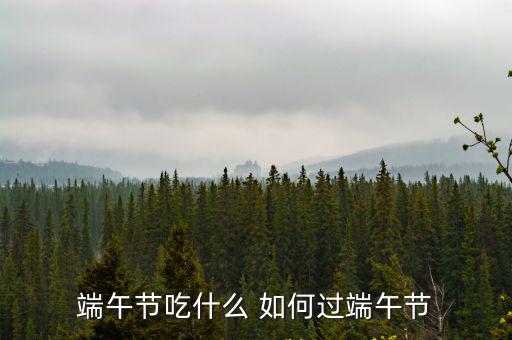過端午節(jié)，端午節(jié)吃什么 如何過端午節(jié)