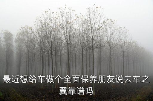 最近想給車做個(gè)全面保養(yǎng)朋友說去車之翼靠譜嗎