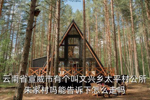 文興鄉，云南省宣威市有個叫文興鄉太平村公所朱家村嗎能告訴下怎么走嗎