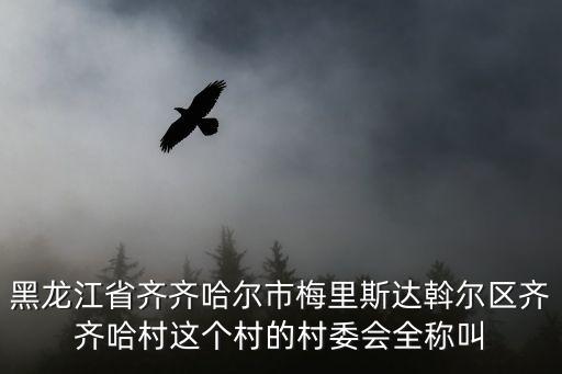 梅里斯，黑龍江省齊齊哈爾市梅里斯達斡爾區(qū)齊齊哈村這個村的村委會全稱叫