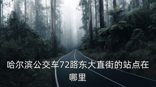 72路公交車，72路公交車是什么意思