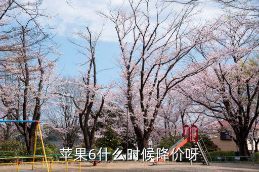 蘋果6降價，蘋果6什么時候降價呀
